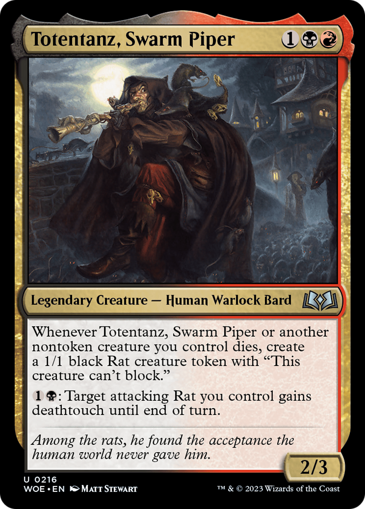 Totentanz, Swarm Piper [Wilds of Eldraine]-1