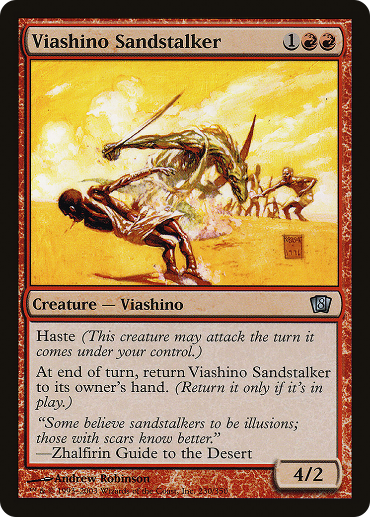 Viashino Sandstalker (8ED-230) - 8th Edition Foil-1