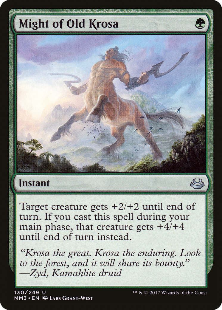 Might of Old Krosa [Modern Masters 2017]-1