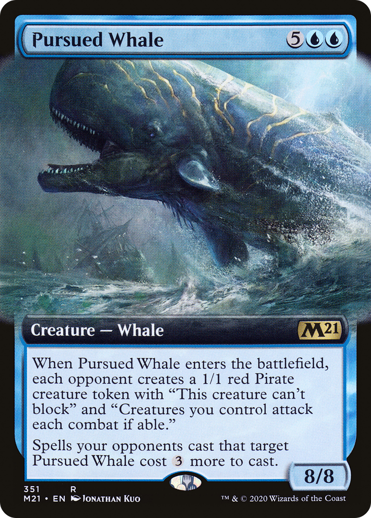 Pursued Whale (Extended Art) [Core Set 2021]-1
