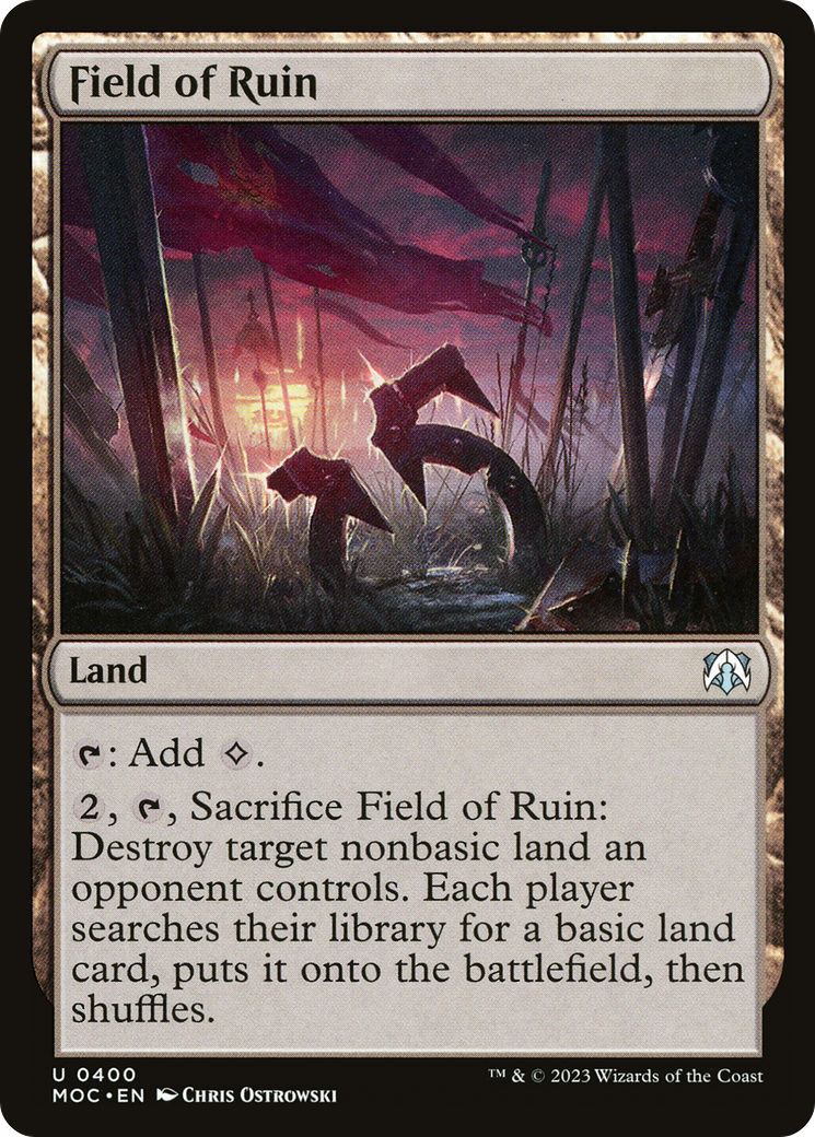 Field of Ruin [March of the Machine Commander]-1