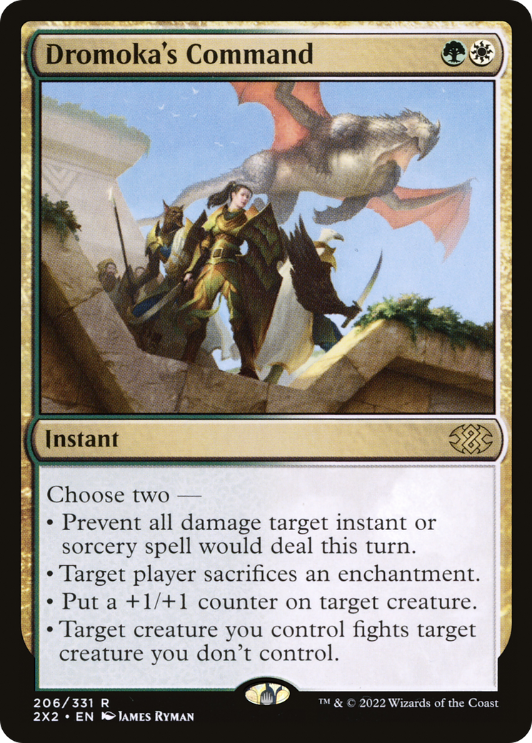 Dromoka's Command [Double Masters 2022]-1