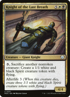 Knight of the Last Breath [March of the Machine Commander]-1