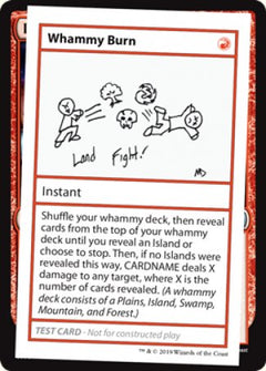 Whammy Burn (2021 Edition) [Mystery Booster Playtest Cards]-1