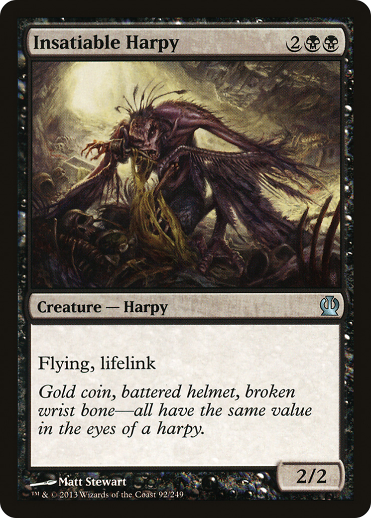Insatiable Harpy [Theros]-1