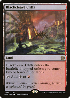 Blackcleave Cliffs [Phyrexia: All Will Be One]-1