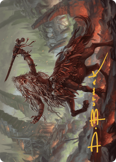 Yarus, Roar of the Old Gods // Yarus, Roar of the Old Gods (AMKM-024) - Murders at Karlov Manor Art Series (Borderless) Foil-1