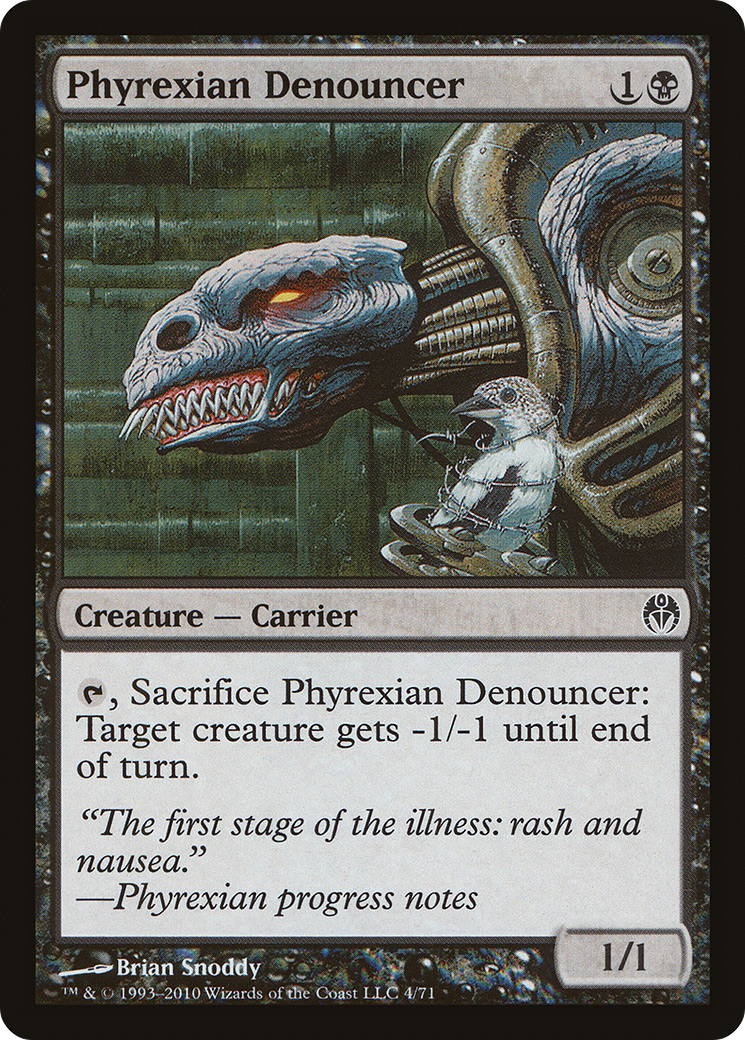 Phyrexian Denouncer [Duel Decks: Phyrexia vs. the Coalition]-1