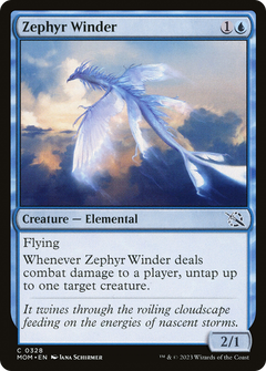Zephyr Winder (MOM-328) - March of the Machine Foil-1