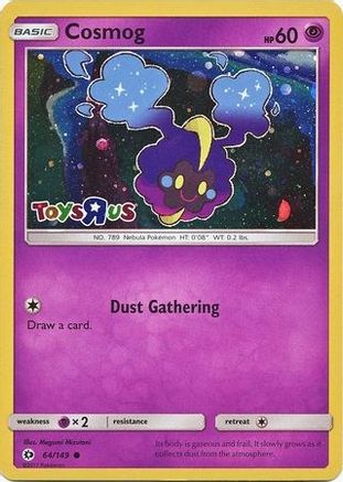 Cosmog (64/149) (Toys R Us Promo) [Sun & Moon: Base Set]-1