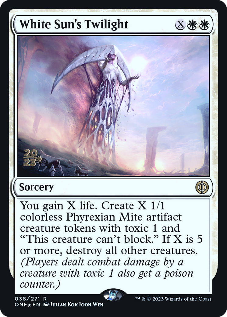White Sun's Twilight (PRE-038) - Phyrexia: All Will Be One Promos Foil-1