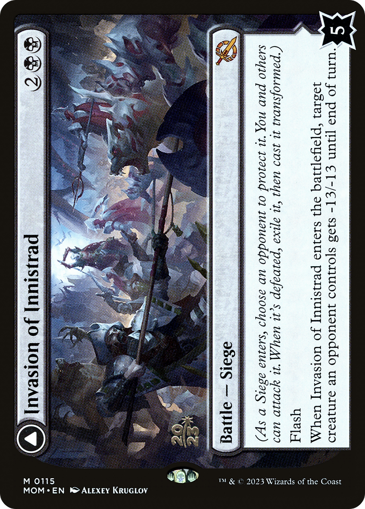 Invasion of Innistrad // Deluge of the Dead [March of the Machine Prerelease Promos]-1
