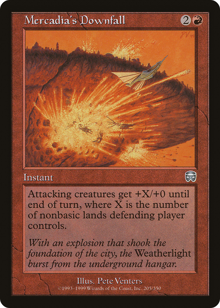 Mercadia's Downfall [Mercadian Masques]-1