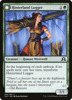 Hinterland Logger // Timber Shredder [Shadows over Innistrad]-3