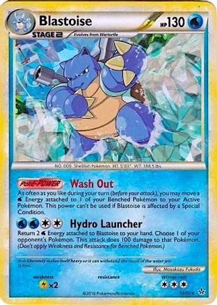 Blastoise (13/95) (Cracked Ice Holo) [HeartGold & SoulSilver: Unleashed]-1