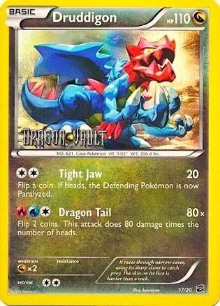 Druddigon (17/20) (Blister Exclusive) [Black & White: Dragon Vault]-1