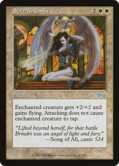 Serra's Embrace [Urza's Saga]-1