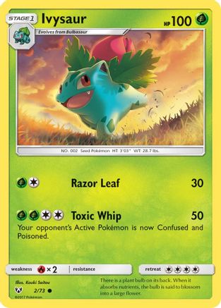 Ivysaur (2/73) [Sun & Moon: Shining Legends]-1