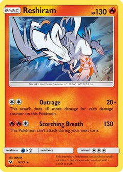 Reshiram (14/73) [Sun & Moon: Shining Legends]-1