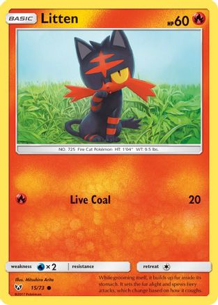 Litten (15/73) [Sun & Moon: Shining Legends]-1