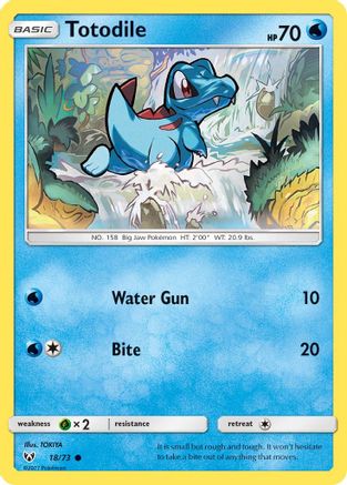 Totodile (18/73) [Sun & Moon: Shining Legends]-1