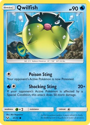 Qwilfish (21/73) [Sun & Moon: Shining Legends]-1