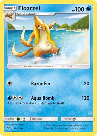 Floatzel (23/73) [Sun & Moon: Shining Legends]-1