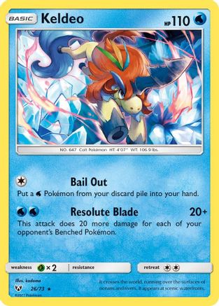 Keldeo (26/73) [Sun & Moon: Shining Legends]-1