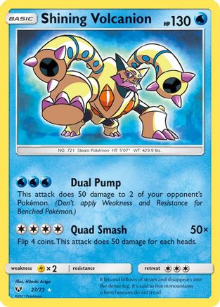 Shining Volcanion (27/73) [Sun & Moon: Shining Legends]-1