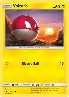 Voltorb (30/73) [Sun & Moon: Shining Legends]-1