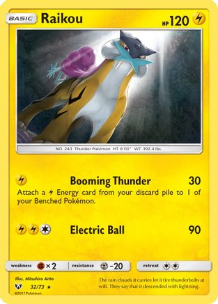 Raikou (32/73) [Sun & Moon: Shining Legends]-1