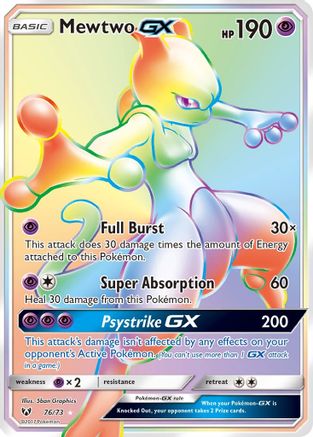 Mewtwo GX (76/73) [Sun & Moon: Shining Legends]-1