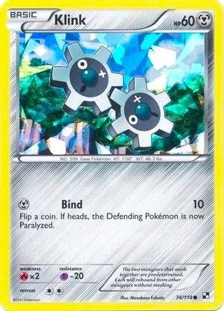 Klink (74/114) (Cracked Ice Holo) (Blister Exclusive) [Black & White: Base Set]-1