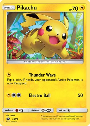 Pikachu (SM76) [Sun & Moon: Black Star Promos]-1
