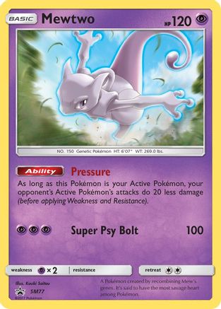 Mewtwo (SM77) [Sun & Moon: Black Star Promos]-1
