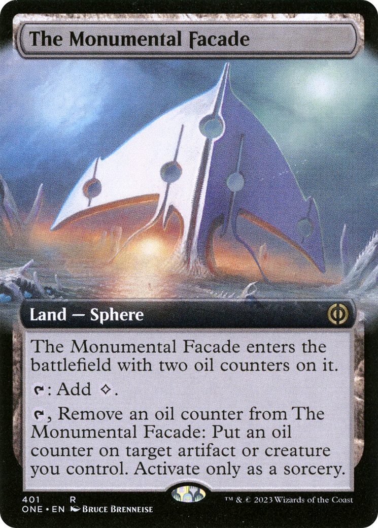 The Monumental Facade (Extended Art) [Phyrexia: All Will Be One]-1
