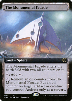 The Monumental Facade (Extended Art) (ONE-401) - Phyrexia: All Will Be One: (Extended Art)-1