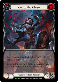 Cut to the Chase (Red) [LGS113] (Promo)  Rainbow Foil-1