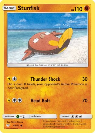 Stunfisk (46/73) [Sun & Moon: Shining Legends]-1