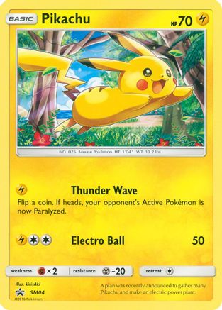 Pikachu (SM04) (Target Non Holo) [Sun & Moon: Black Star Promos]-1