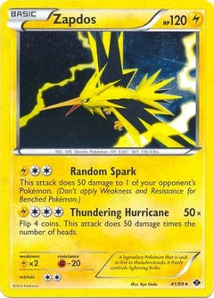 Zapdos (41/99) (Blister Exclusive) [Black & White: Next Destinies]-1