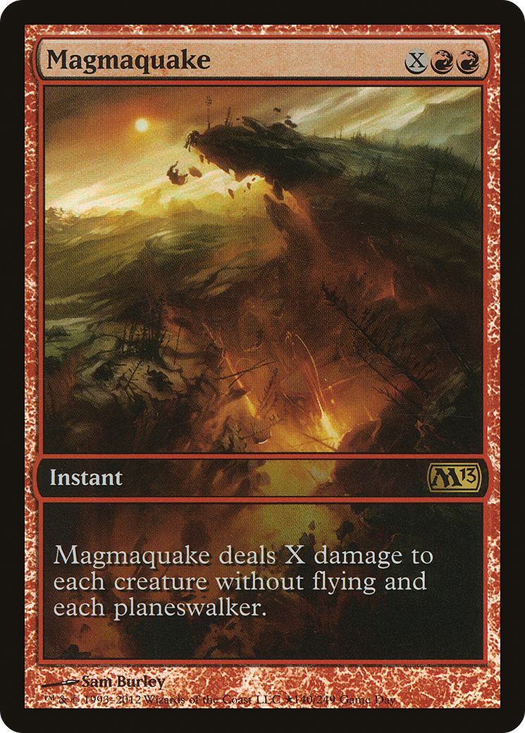 Magmaquake (Game Day) [Magic 2013 Promos]-1