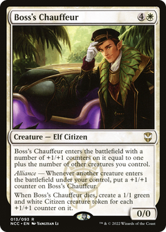 Boss's Chauffeur [Streets of New Capenna Commander]-1