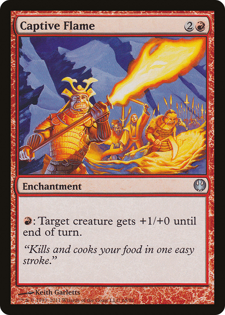 Captive Flame [Duel Decks: Knights vs. Dragons]-1