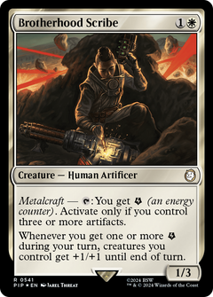 Brotherhood Scribe (Surge Foil) [Fallout]-1