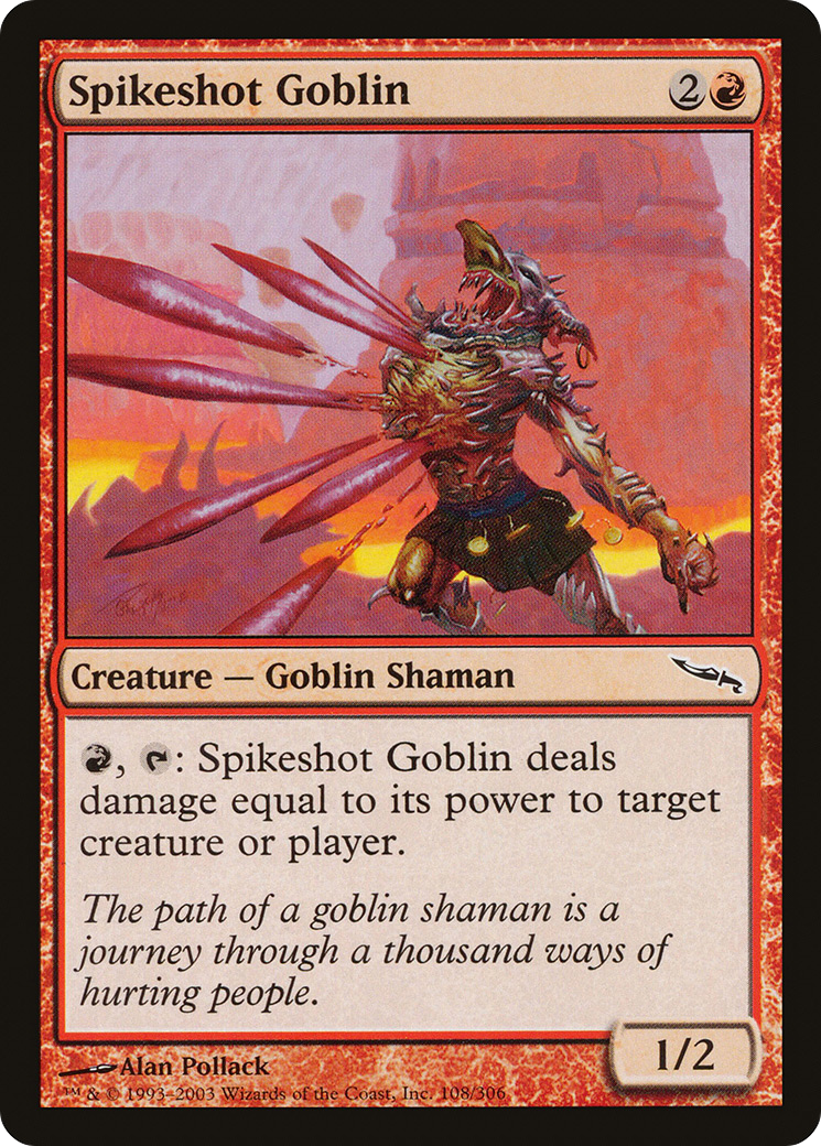 Spikeshot Goblin [Mirrodin]-1