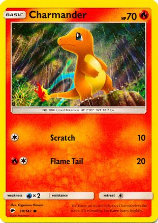 Charmander (18/147) (Premium Collection Promo) [Sun & Moon: Burning Shadows]-1