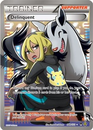 Delinquent (98b/122) (Full Art) (Alternate Art Promo) [XY: BREAKpoint]-1