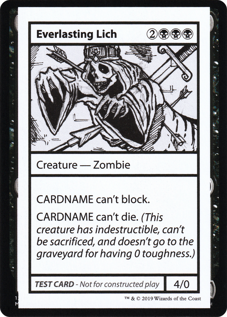 Everlasting Lich (2021 Edition) [Mystery Booster Playtest Cards]-1