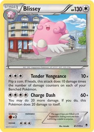 Blissey (81/119) (Cosmos Holo) [XY: Phantom Forces]-1